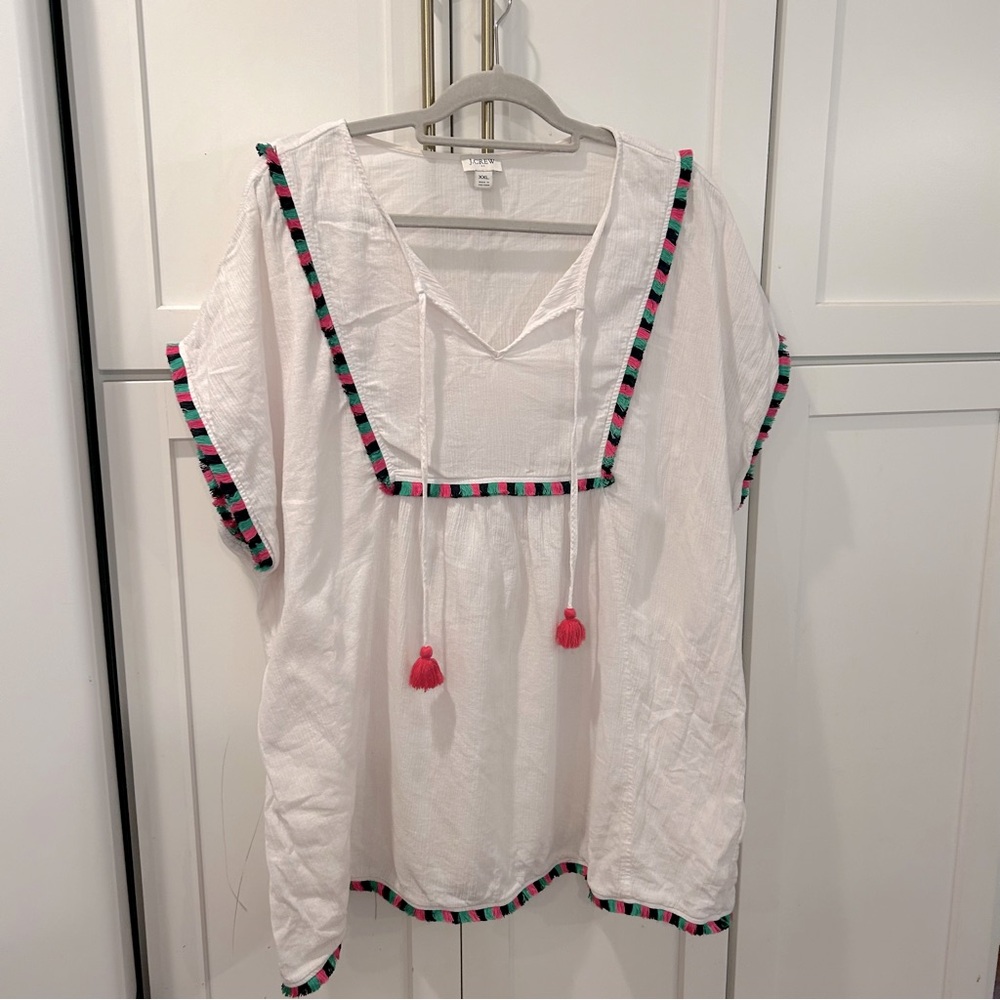 Jcrew swim cover up size xxl
